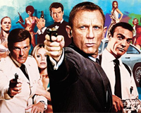 James Bond films wordsearch